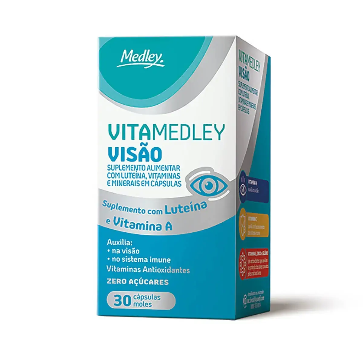 Suplemento Vitamínico Vita Medley Visão 30 Cápsulas