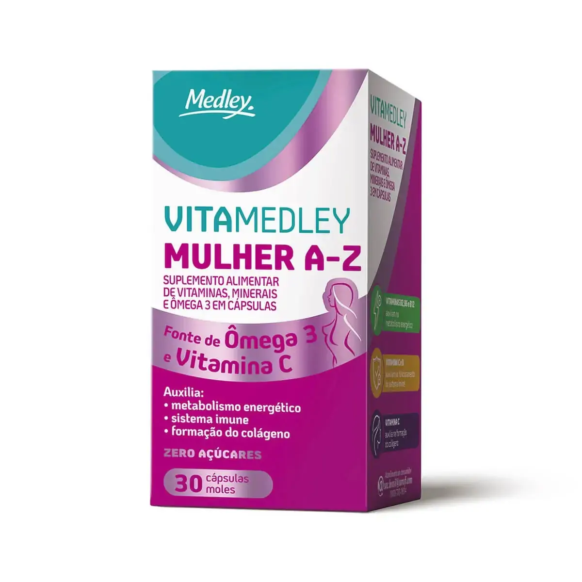 Vita Medley Mulher Cx 30 Cap