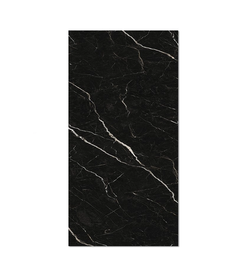 Revestimento De Parede Mármore Preto Carrara Branco Porcelanato Flexível 2m X 1m