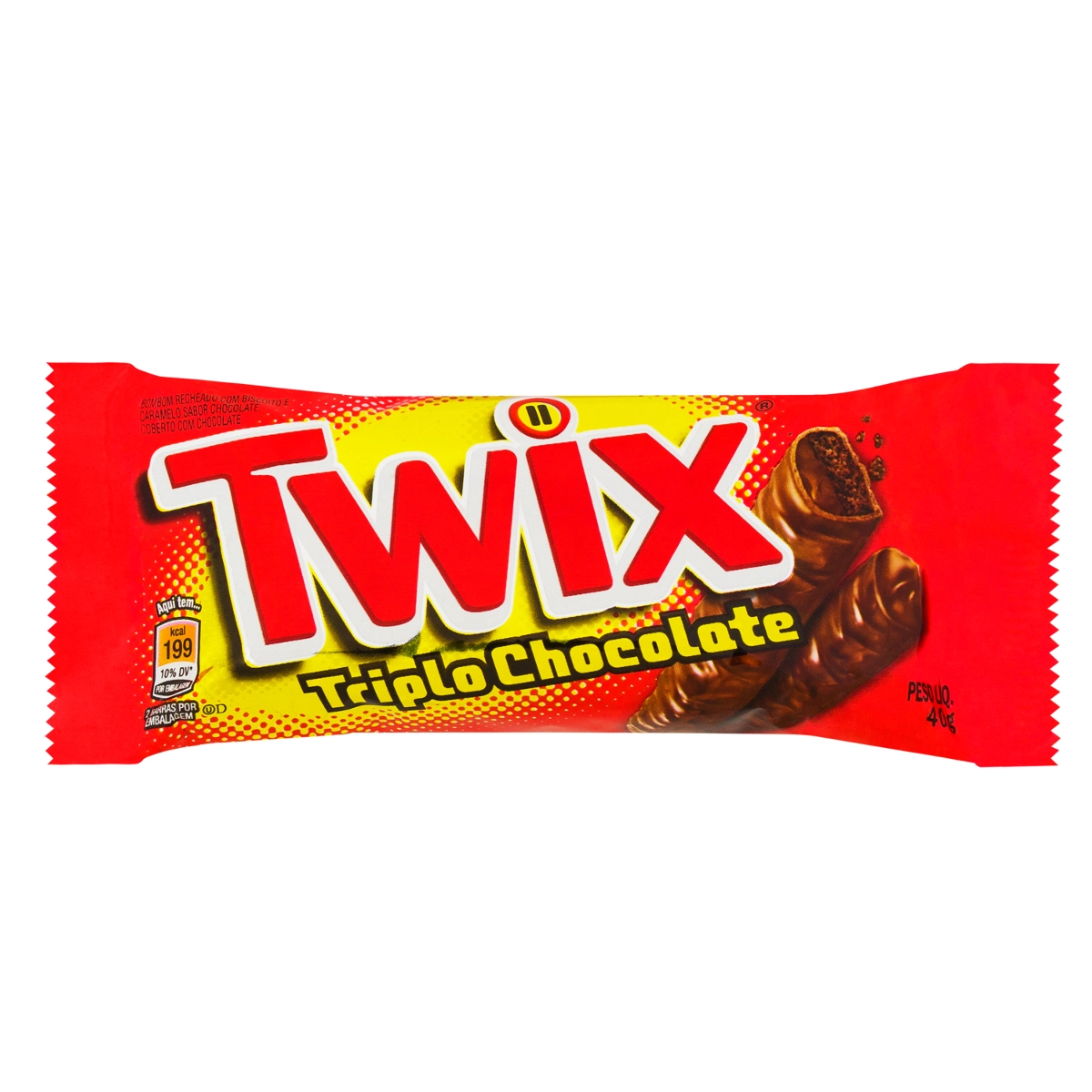 Triplo Chocolate Com 18 Unidades 40g Twix