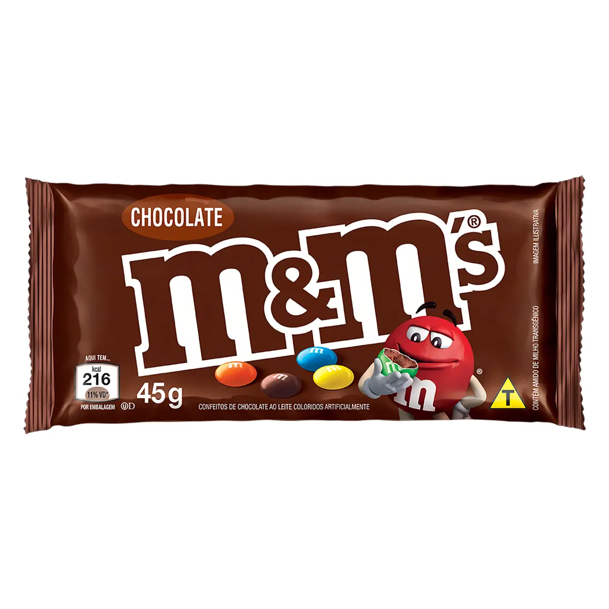 Confeito De Chocolate Ao Leite M M 40g