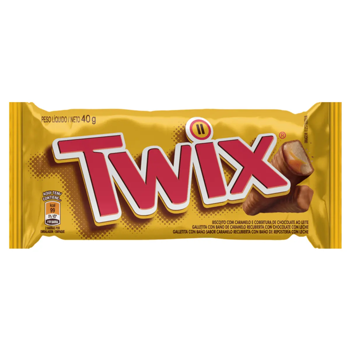 TWIX Caramelo 40g
