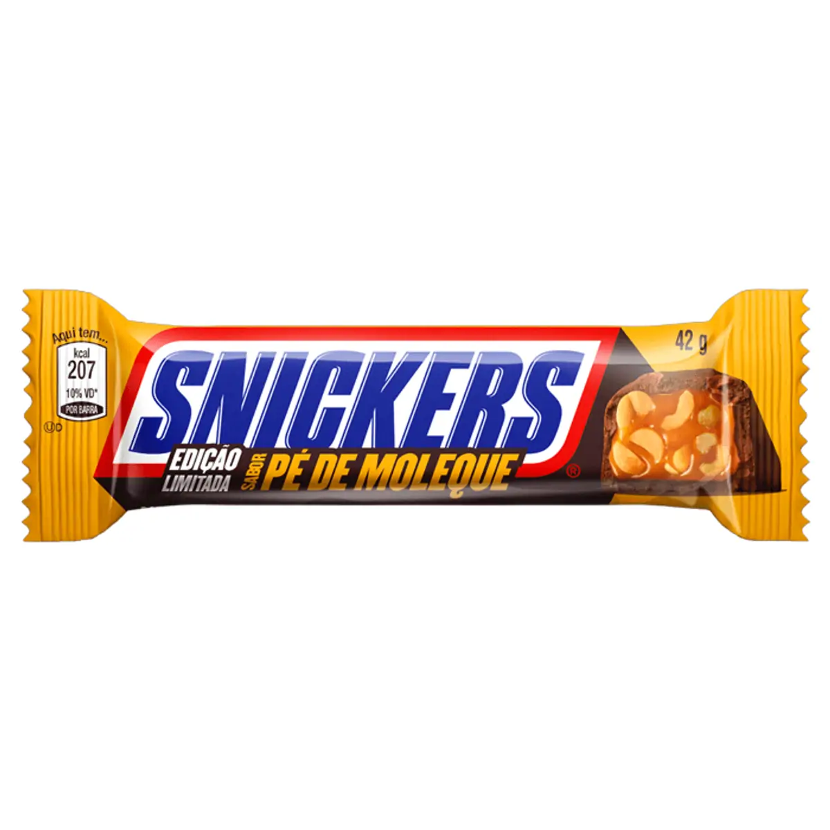 Chocolate Pé de Moleque Snickers Pacote 42g