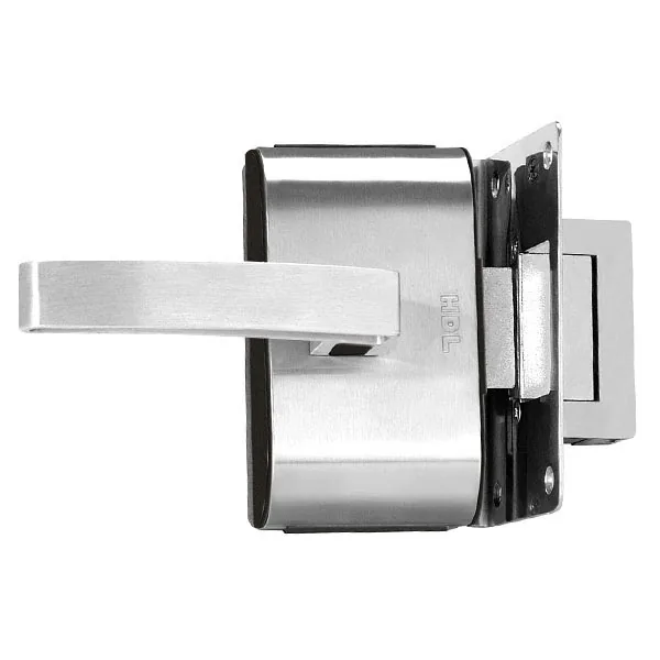 Fechadura Elétrica com Maçaneta Furo PV - 90 12V Cinza HDL