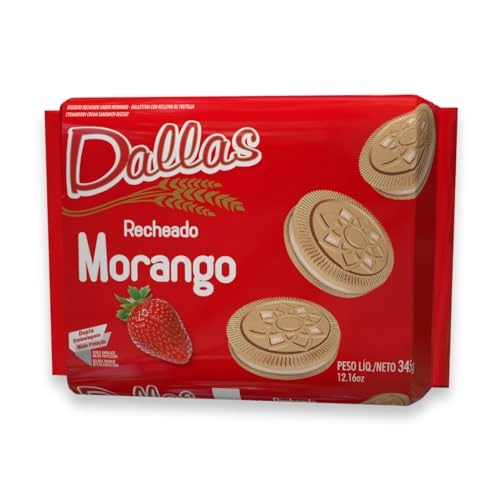 Bis. Dallas 345g Recheado Morango
