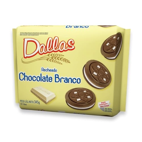Bisc Dallas Chocolate Branco 345g