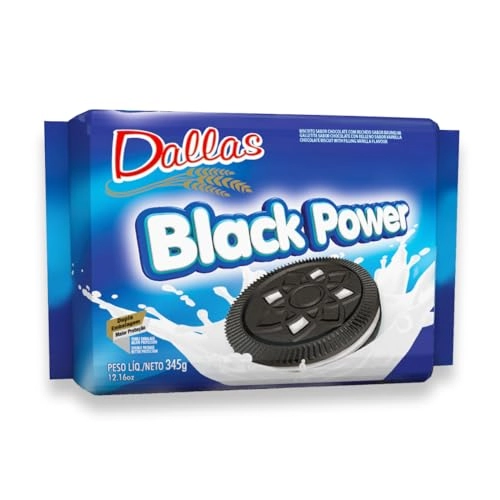 Bis. Dallas 345g Recheado Black Power