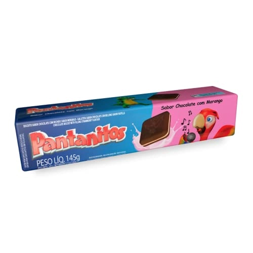 Biscoito Pantanitos Chocolate/morango 1