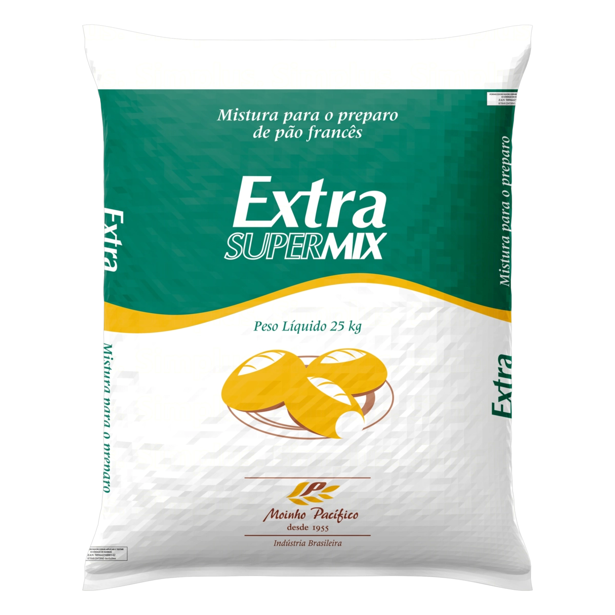 Mistura Para Pão Francês Extra Supermix Saco 25kg