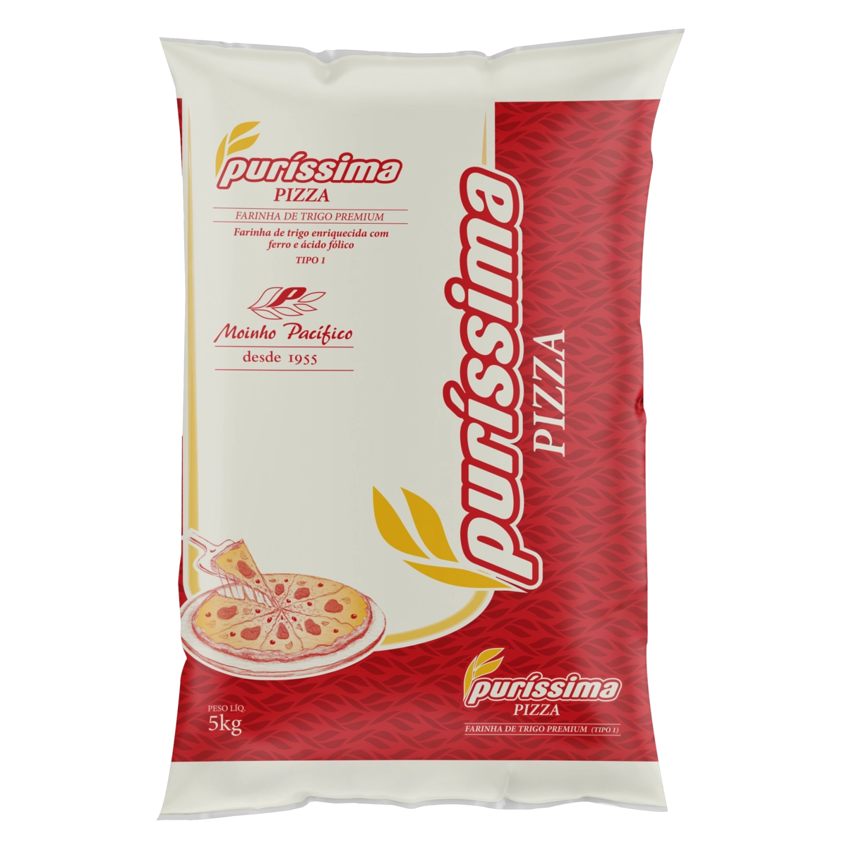 Farinha De Trigo Tipo 1 Para Pizza Puríssima Premium Pacote 5kg
