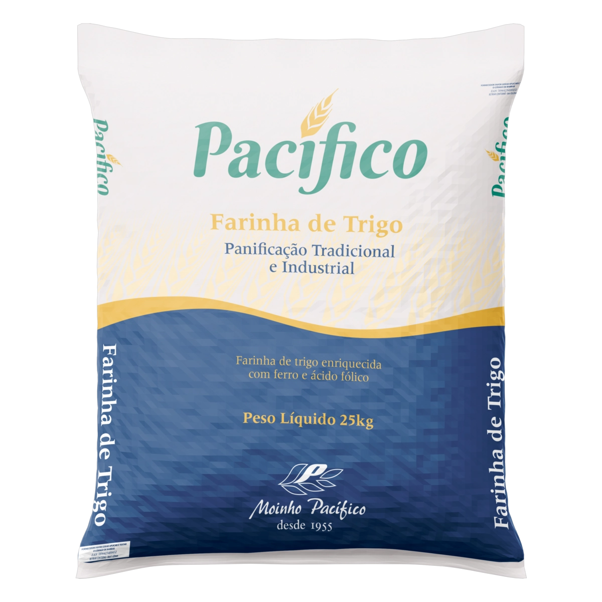 Farinha De Trigo Para Panificação Pacífico Saco 25kg