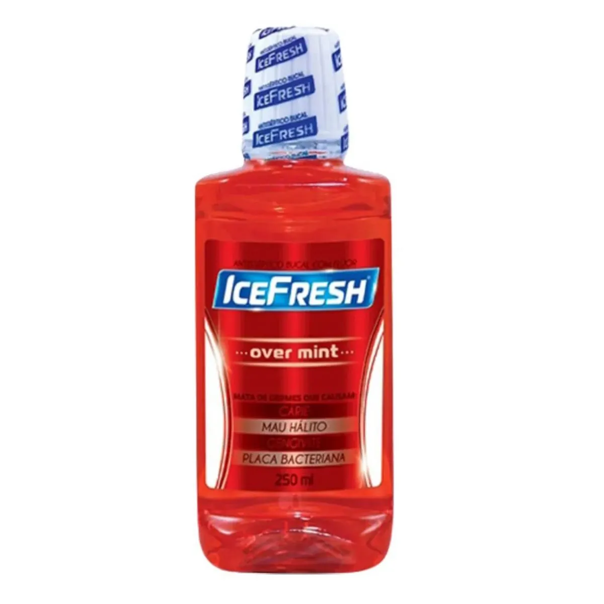 Enxaguante Bucal Antisséptico Over Mint Ice Fresh Frasco 250ml