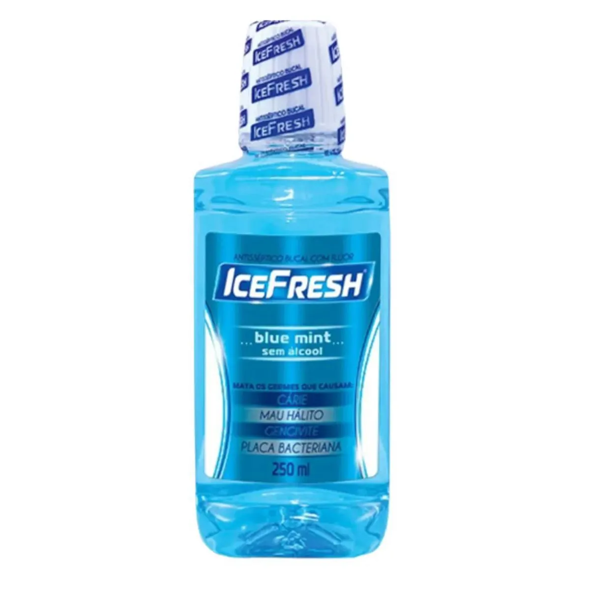 Enxaguante Bucal Antisséptico Menta Plus Ice Fresh Frasco Leve 500ml Pague 350ml