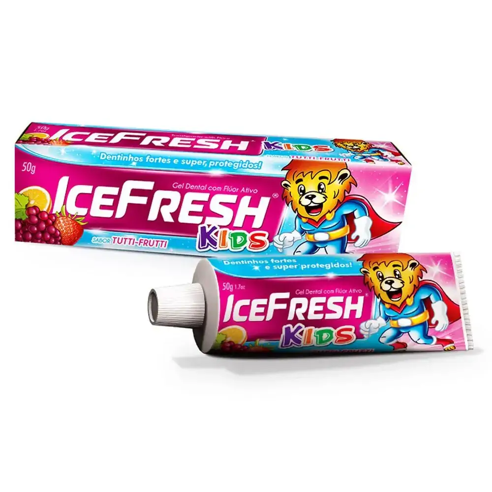 Gel Dent. Ice Fresh Infantil Tutti Frutti 50g 1