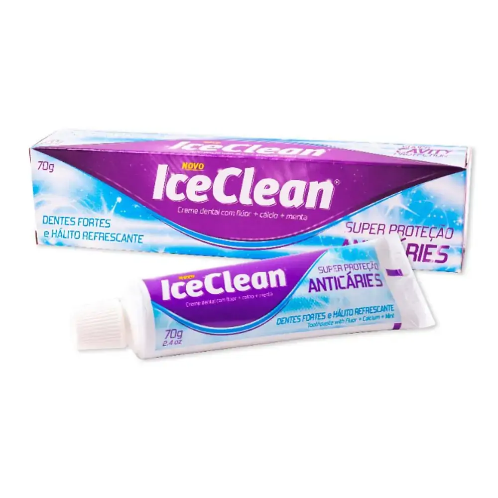 Creme Dental Menta Ice Clean Caixa 70g
