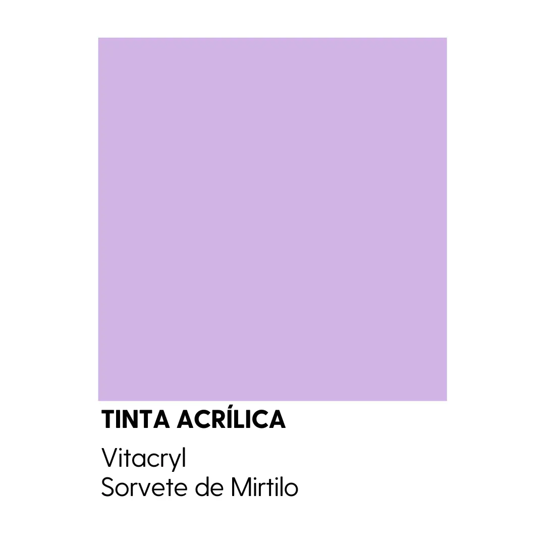 Tinta Emborrachada Acetinada Violetas - Sorvete De Mirtilo - 3 6 Lts