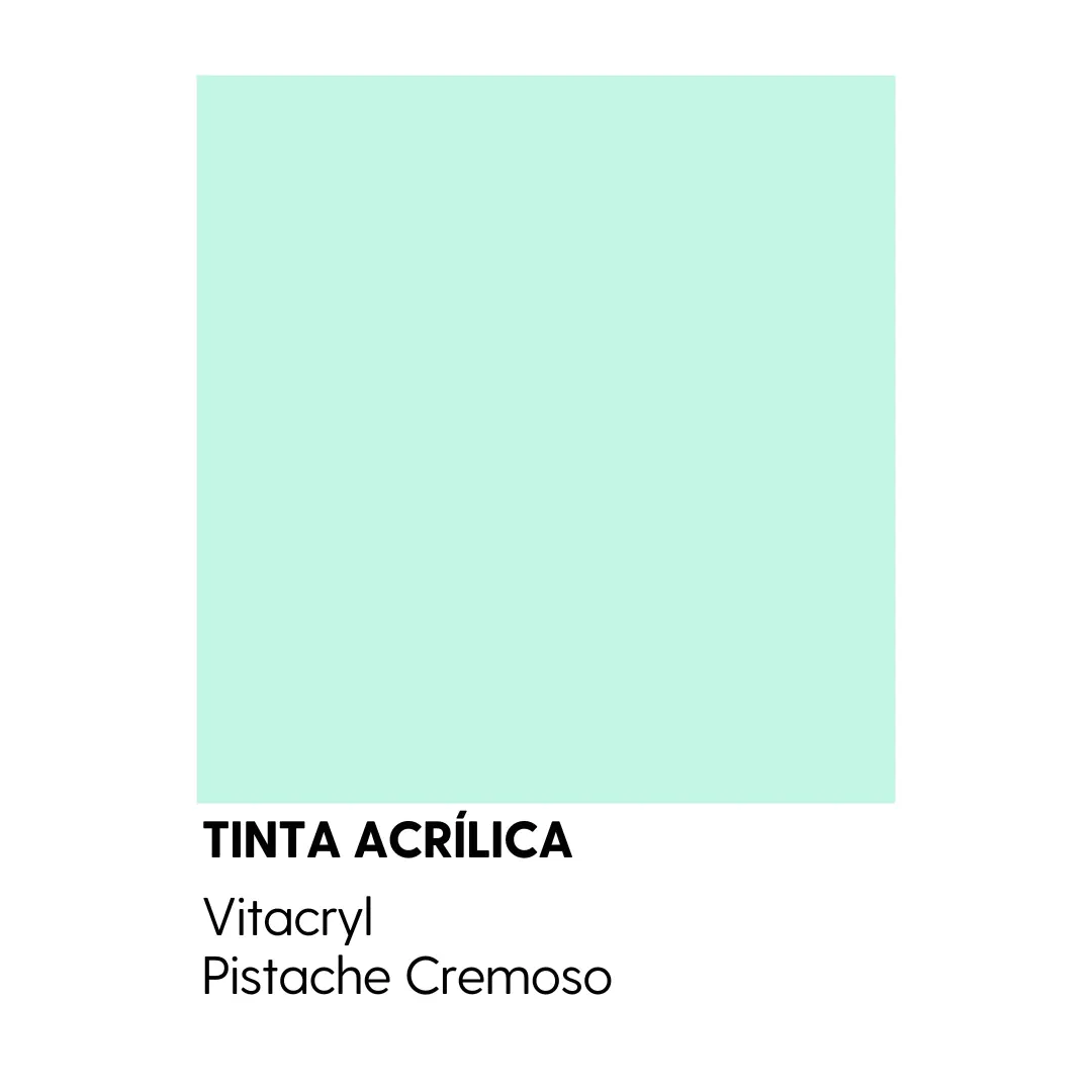 Tinta Emborrachada Acetinada Verdes - Pistache Cremoso - 3 6 Lts