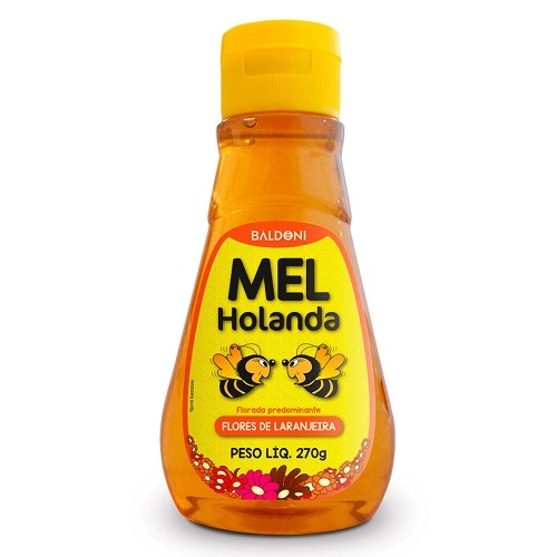 Mel de Laranjeira Bisnaga Holanda 270gr - Baldoni