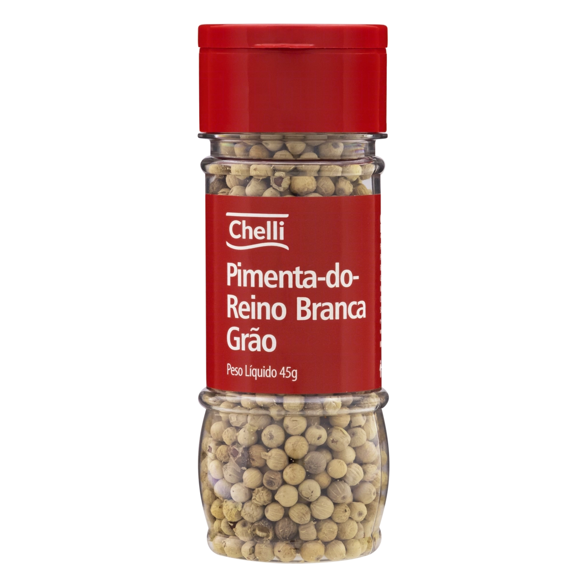 Pimenta Do Reino Branca Em Grãos Chelli Frasco 45g