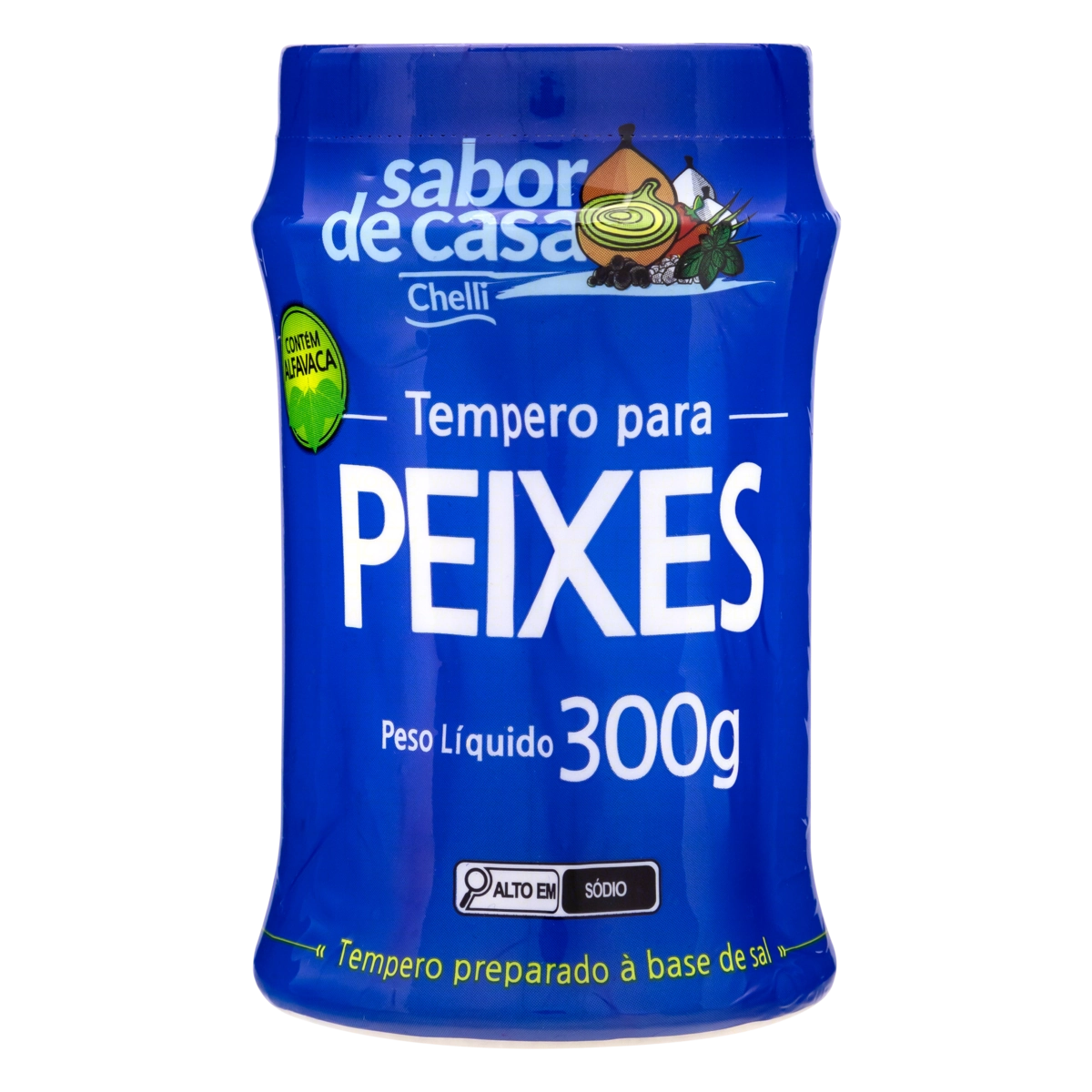 Tempero Para Peixes Chelli Sabor De Casa Pote 300g