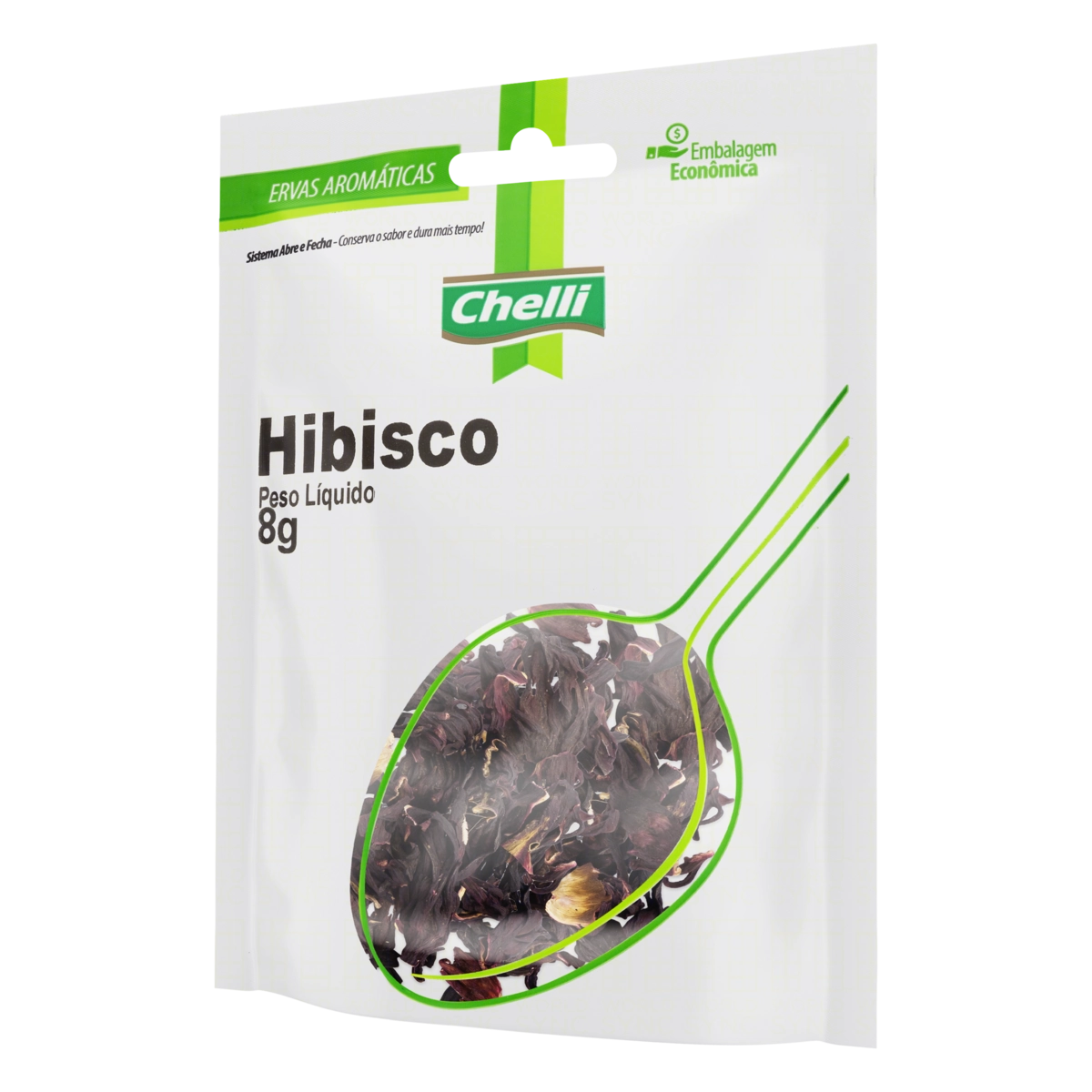 Hibisco Chelli Pouch 8g Embalagem Econômica