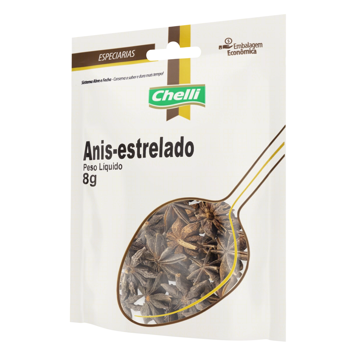 Anis Estrelado Chelli Pouch 8g Embalagem Econômica