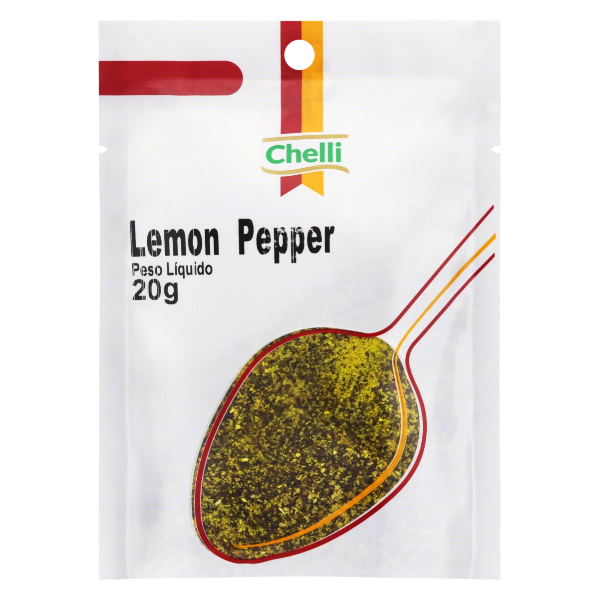Tempero Lemon Pepper Chelli Pacote 20g