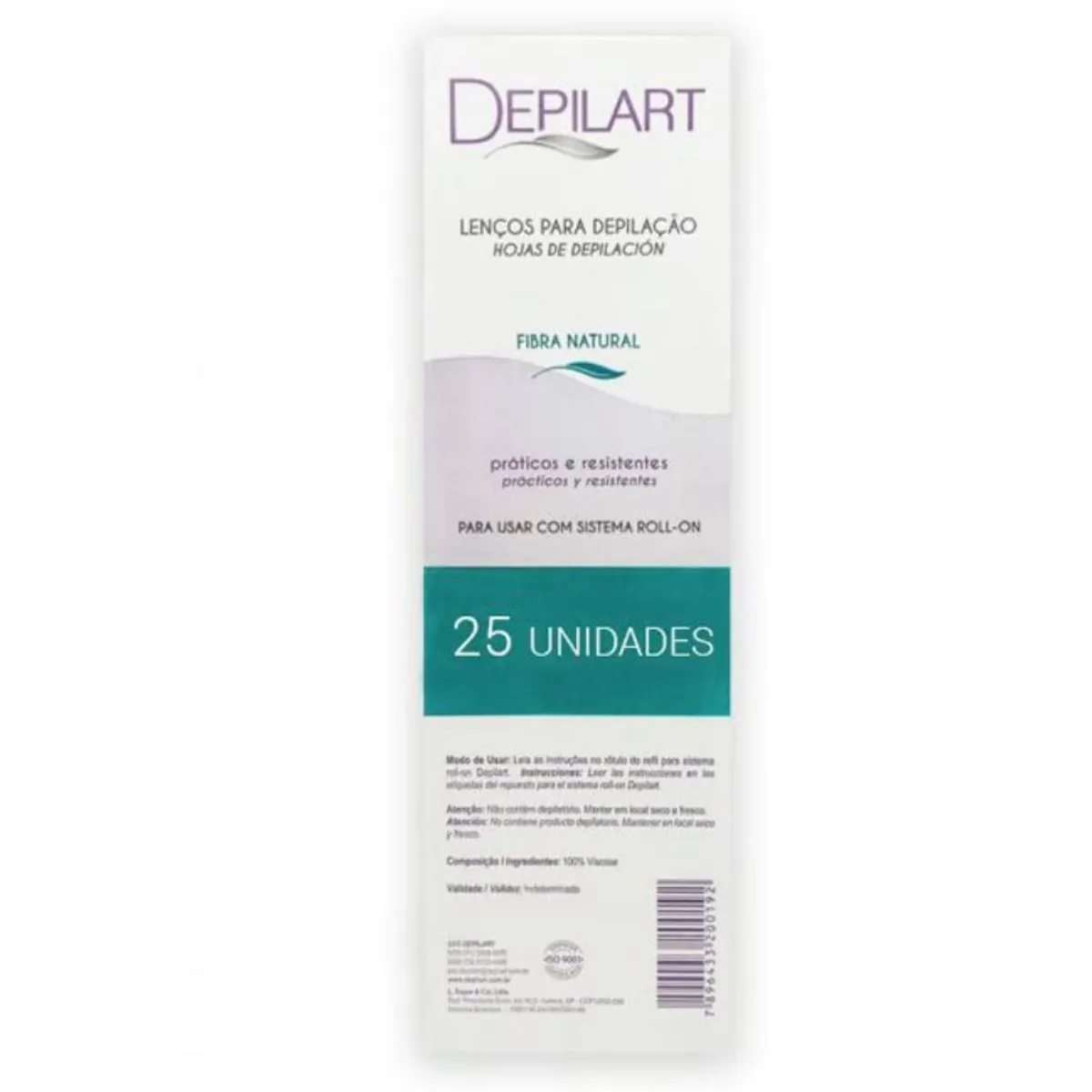 Lenços P/depilação 25un.depilart .