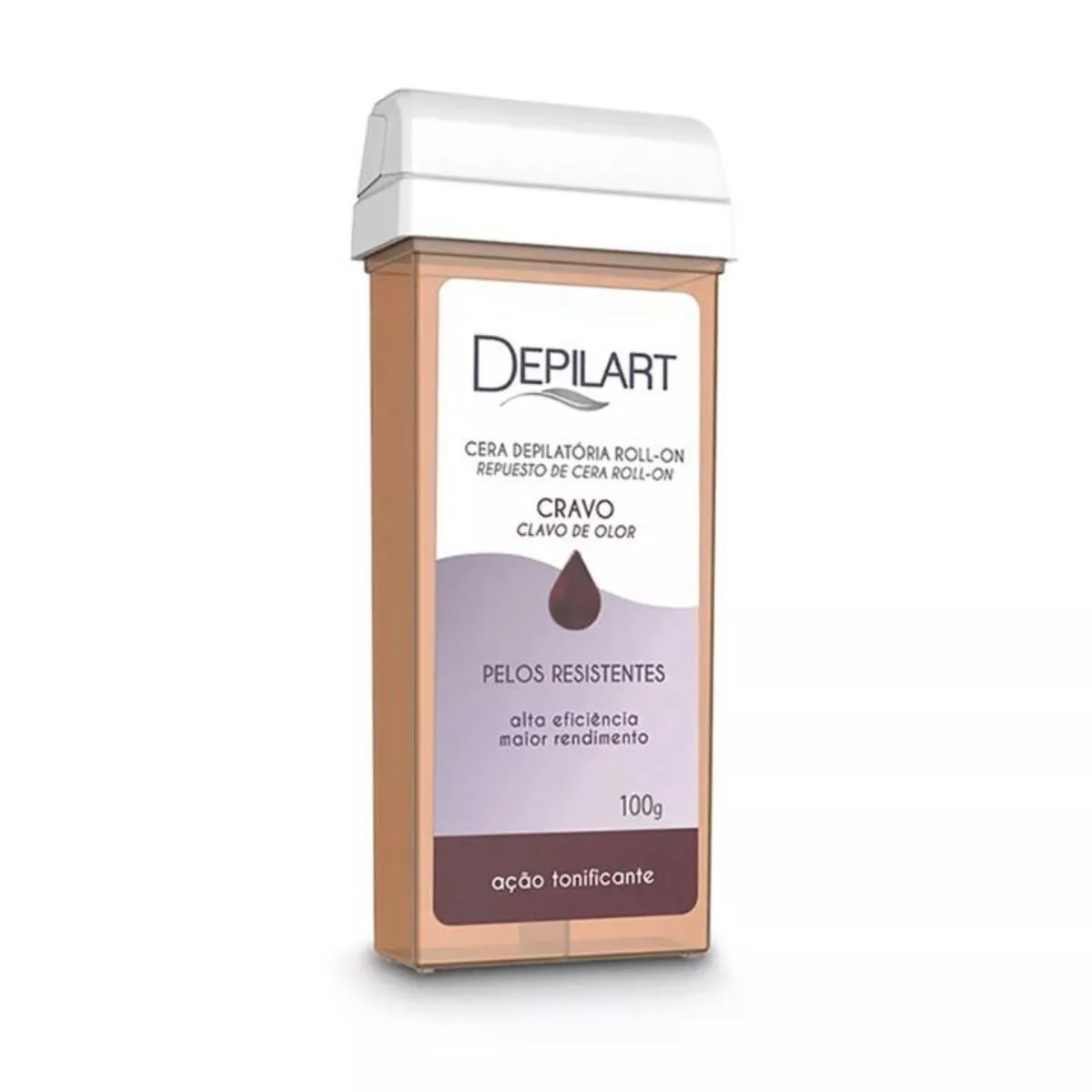 Cera Roll On Depilart Refil Cravo 100g