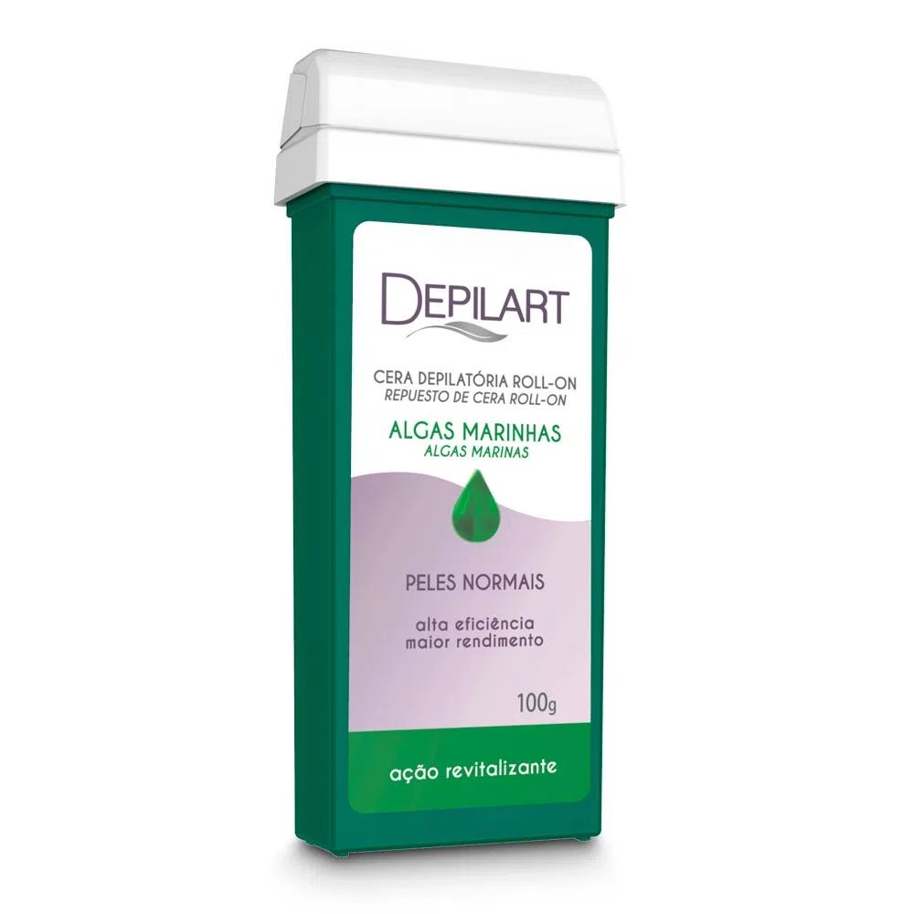 Cera Refil Roll On 100g Verde Depilart .