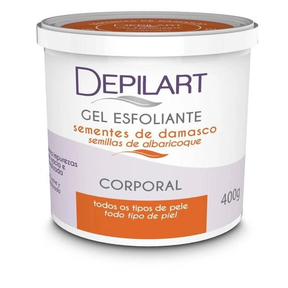 Depilart Gel Esfoliante Corp Semente Damasco 400g