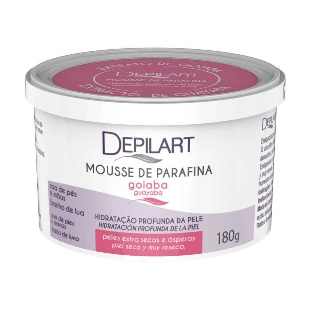Depilart Mousse Parafina 180g Extrato De Goiaba