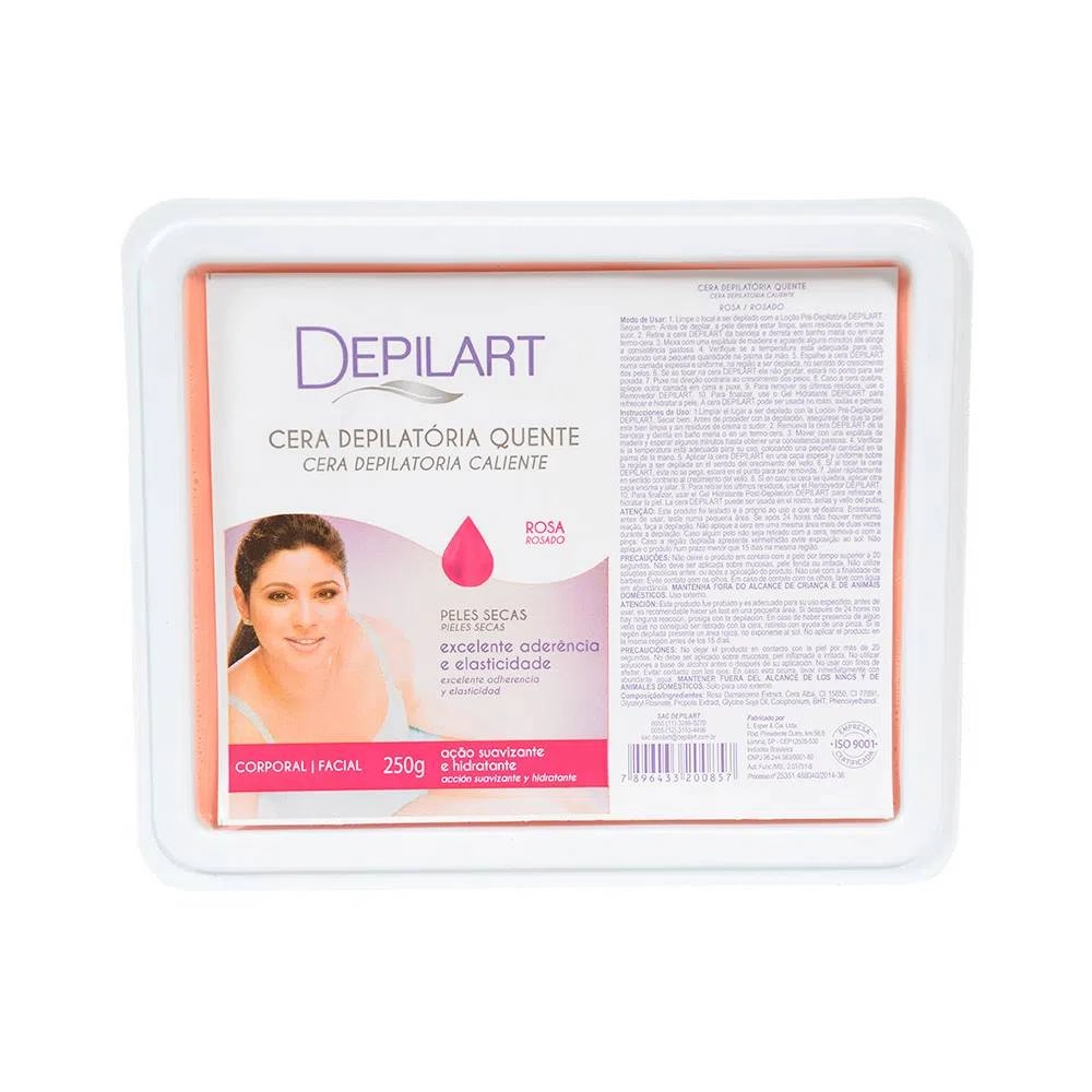 Depilart Cera Quente 250g Rosa