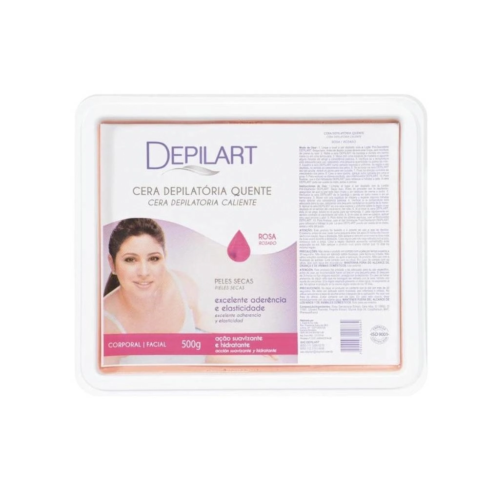 Depilart Cera Quente 500g Rosa