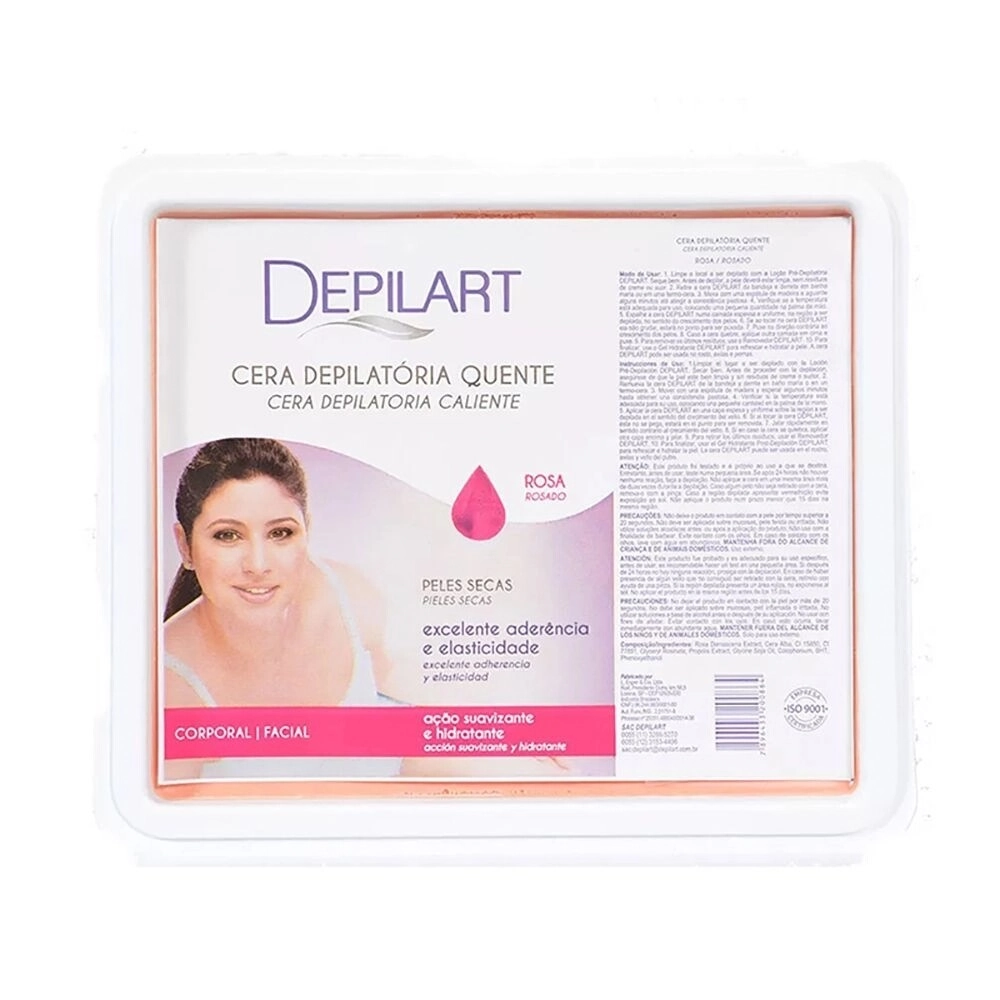 Depilart Cera Quente 1000g Rosa