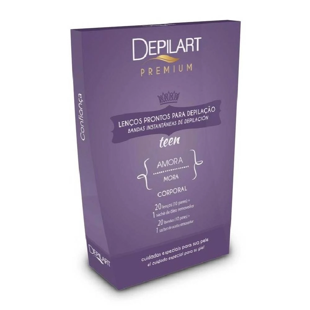Folhas Depilart P/ Pernas C/20fls Teen
