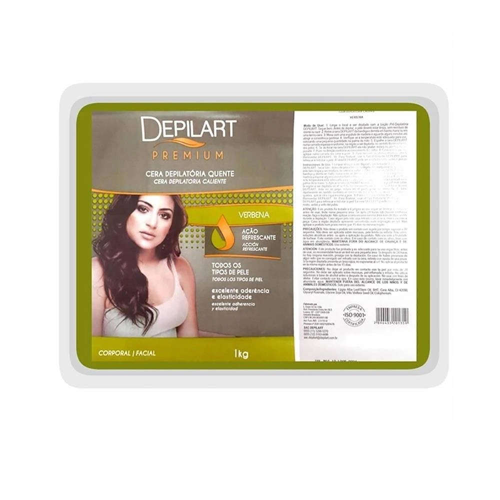 Cera Depilatoria Depilart Quente Premium Verbena 1kg