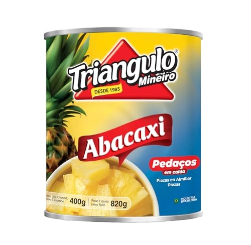 Abacaxi Em Calda Pedaços Triangulo Mineiro Lata 400g