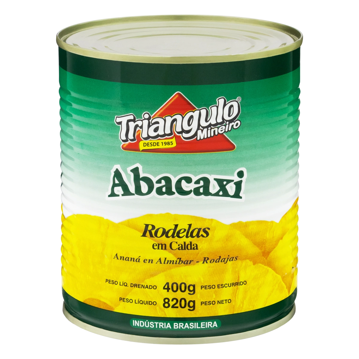 Abacaxi Calda Triangulo Lt 400g Rodelas