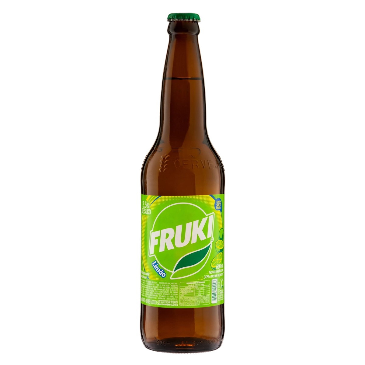 Refrigerante Limão Fruki Vidro 600ml