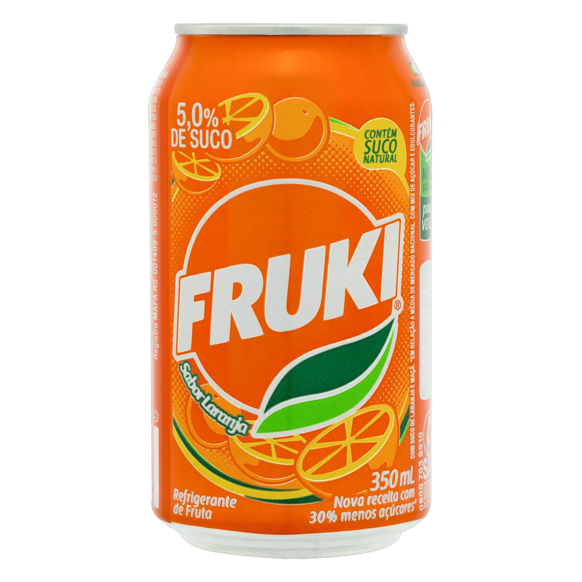 Refrigerante Laranja Fruki Lata 350ml