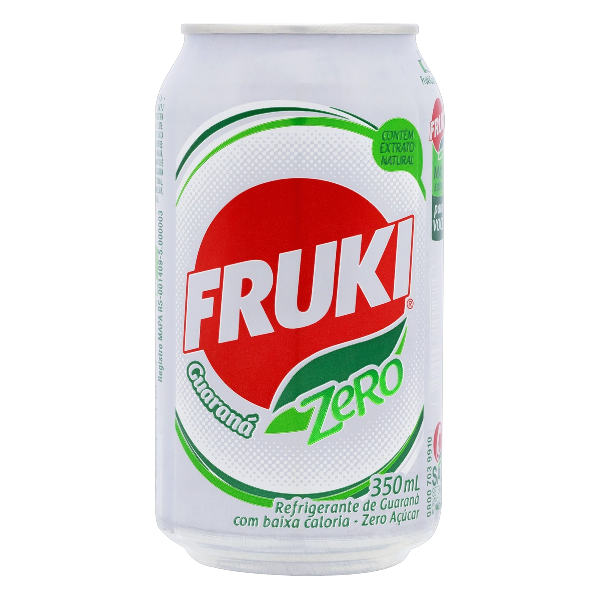 Refrigerante Guaraná Zero Açúcar Fruki Lata 350ml