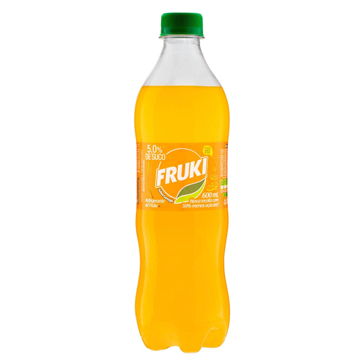 Refrigerante Laranja Fruki Garrafa 600ml