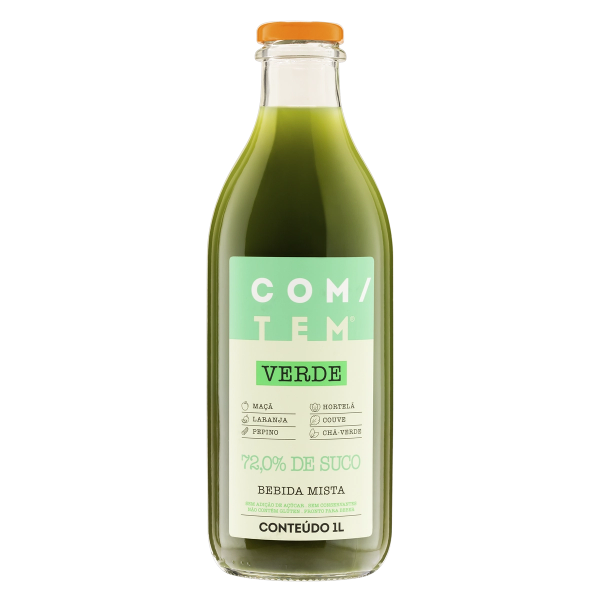 Suco Verde Com/tem Garrafa 1l