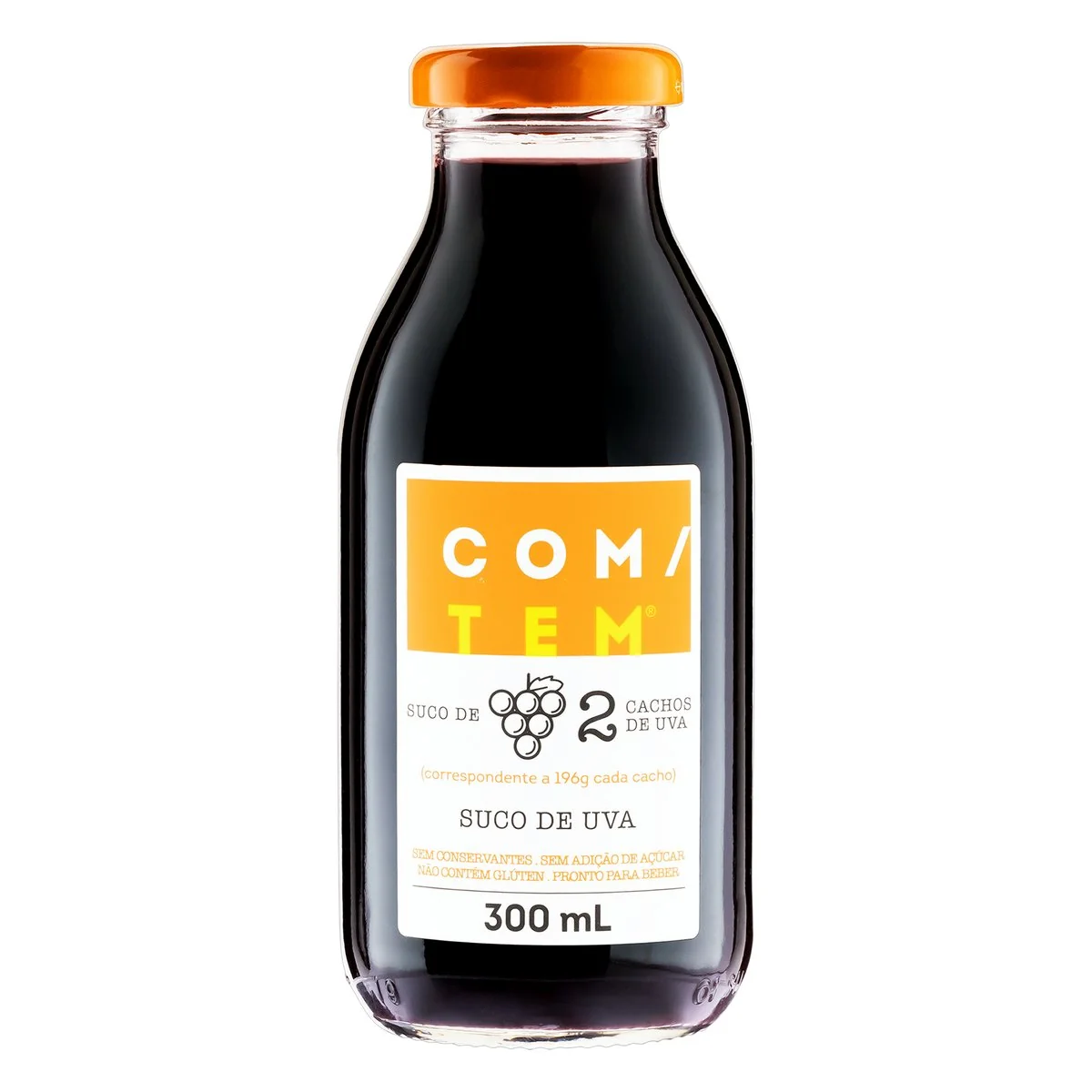 Suco Uva Com/tem Garrafa 300ml