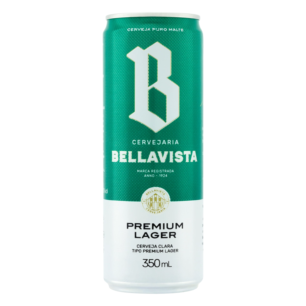 Cerveja Lager Premium Puro Malte Bellavista Lata 350ml