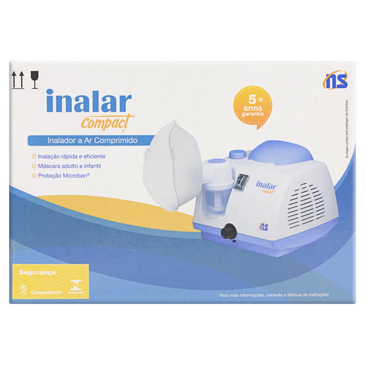 Inalador Compressor Inalar NE-C701