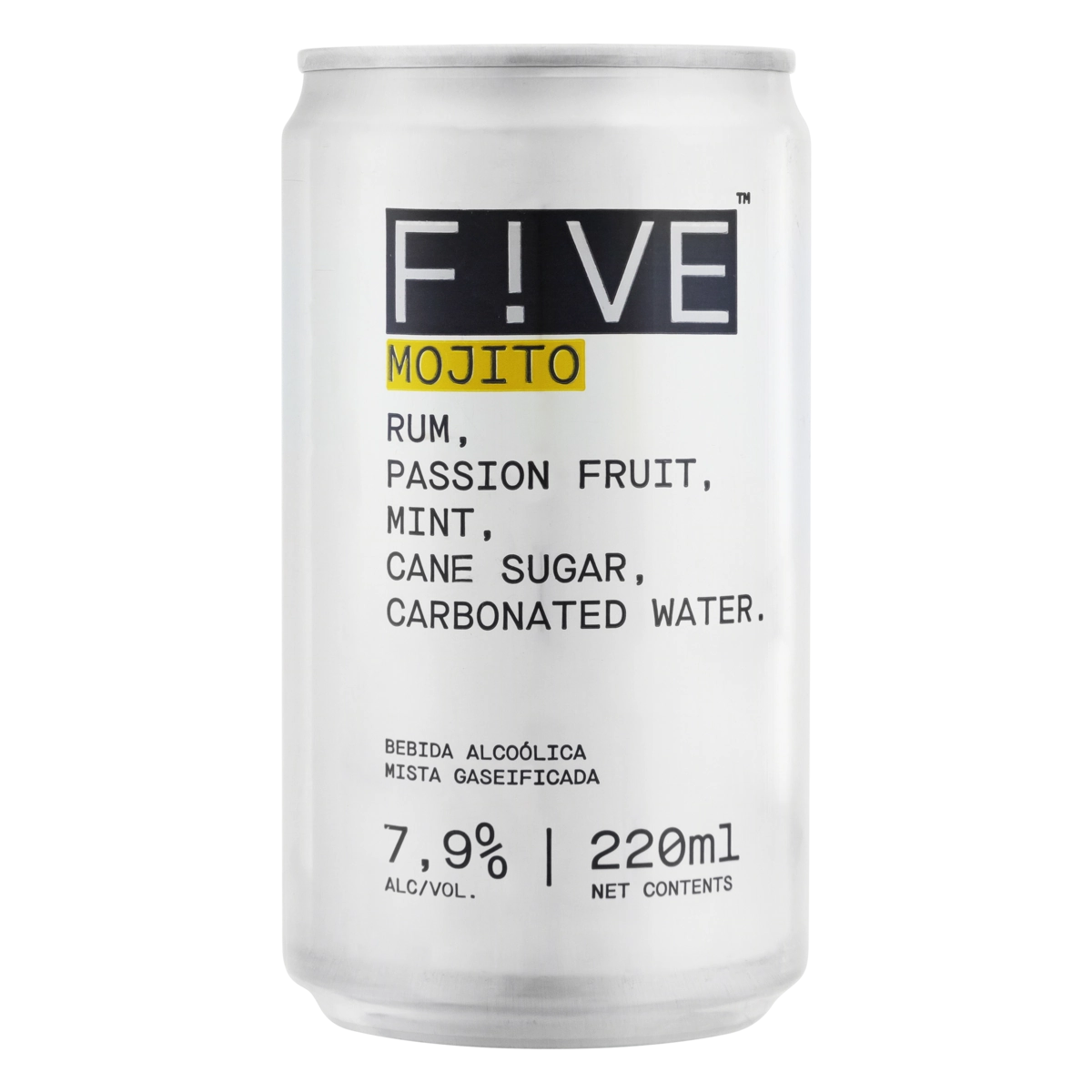 Pack Bebida Mista Alcoólica Gaseificada Mojito F Ve Drinks Co Lata 4 Unidades 220ml Cada
