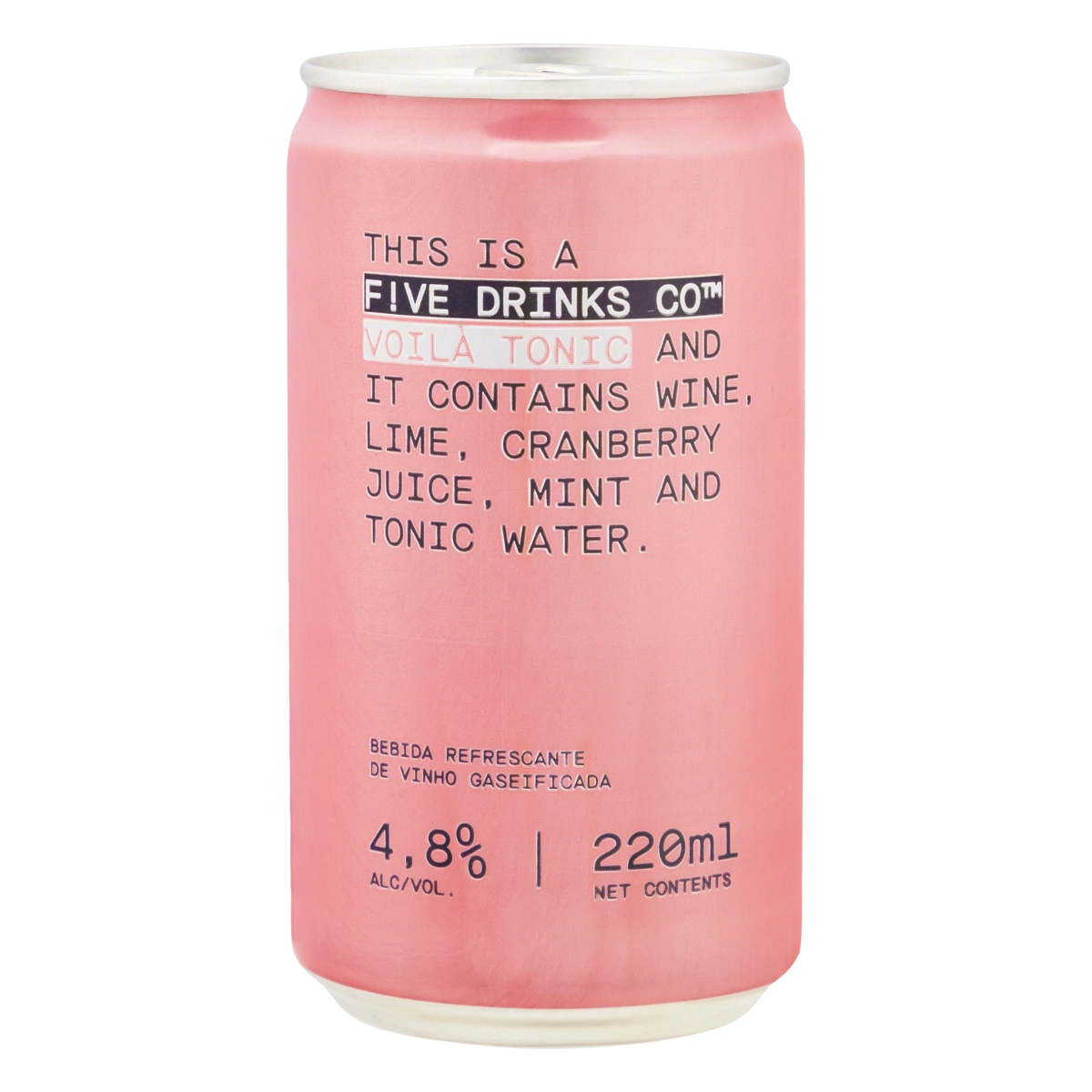 Bebida De Vinho Voilà Tonic F Ve Lata 220ml