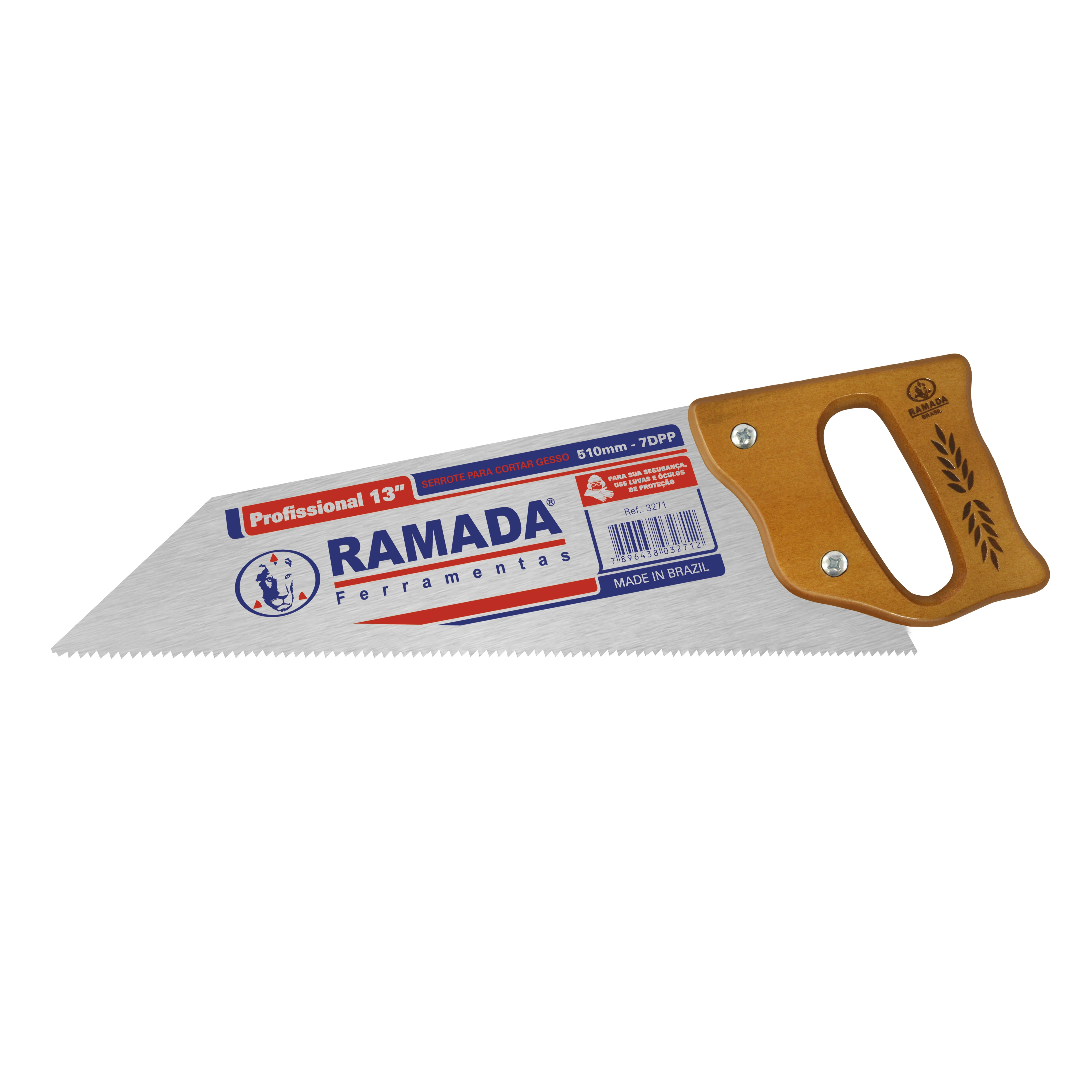Serrote Profissional Gesso/Drywall 13" (330mm) Ramada